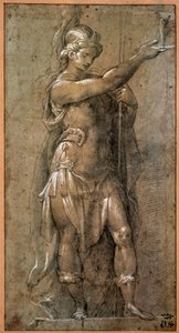 Minerva, tidigt 1600-tal av Giovanni Battista Crespi