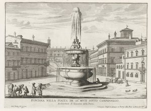Fontän på Piazza d