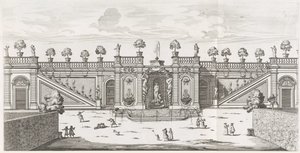 Venusfontän i trädgårdarna i Villa Doria Pamphilj i Rom Fons Veneris (titel på objekt) Le fontane ne palazzi e ne giardini di Roma (serietitel) Fontäner i Roms palats och trädgårdar (serietitel)