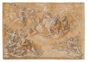 Phaetons fall av Giovanni Battista Foggini