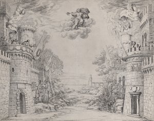 Scen från Triompho della Pieta, 1640-69.