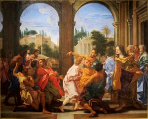 Josef erkänd av sina bröder av Giovanni Battista Gaulli