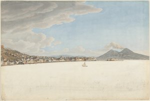 Neapelbukten med Vesuvius och Somma