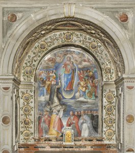 Vår Fru av Rosenkransen, c.1615 av Giovanni Battista Maganza