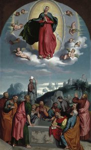 Jungfruns antagande av Giovanni Battista Moroni