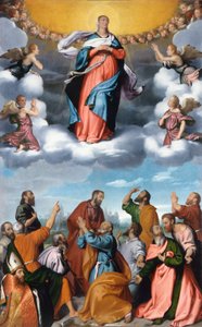 Jungfruns antagande av Giovanni Battista Moroni