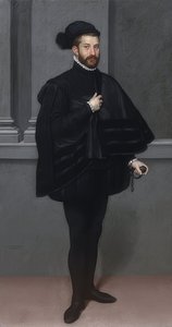 Riddaren i svart. 1567 av Giovanni Battista Moroni