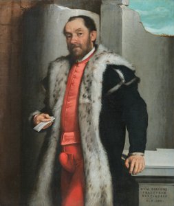 Porträtt av Antonio Navagero av Giovanni Battista Moroni