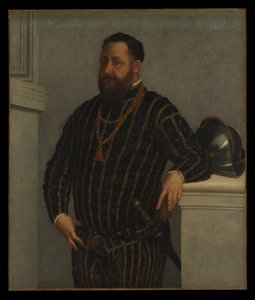 Porträtt av en man av Giovanni Battista Moroni
