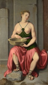 Vestaljungfrun Tuccia av Giovanni Battista Moroni