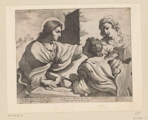 Johannes Döparen, Kristus och Maria