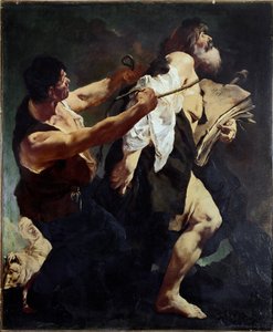 Saint James the Major är Train to the Martyr (olja på duk av Giovanni Battista Piazzetta