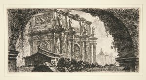 Konstantinbågen i Rom, från några vyer av triumfbågar och andra monument av Giovanni Battista Piranesi