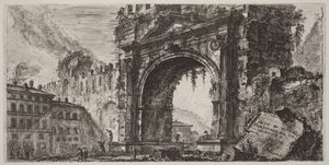 Augustusbågen i Rimini av Giovanni Battista Piranesi