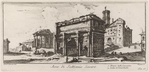 Bogen des Septimius Severus von Giovanni Battista Piranesi