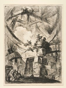 Carceri, IX: The Giant Wheel av Giovanni-Battista Piranesi
