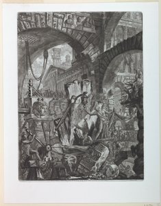 Serie Plate II fängelser av Giovanni Battista Piranesi