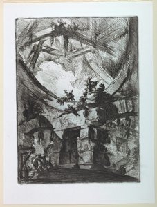 Carceri-serien, skylt IX av Giovanni Battista Piranesi