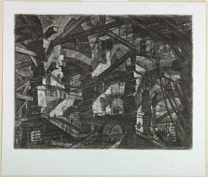 Carceri-serien, skylt XIV av Giovanni Battista Piranesi