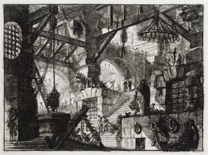 Brunnen med vinsch (blad 13 i: Carceri d