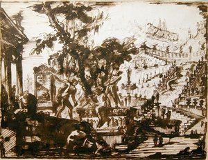 Fantastische Gärten von Giovanni Battista Piranesi