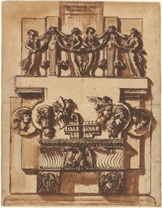 Fantasie eines prächtigen Wandmonuments von Giovanni Battista Piranesi