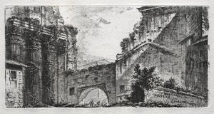 Augustus forum av Giovanni Battista Piranesi