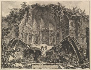 Hadrians Villa: Der Canopus Avanzi del Tempio Dio Canopo nella Villa Adriana in Tivo..., ca. 1769 von Giovanni Battista Piranesi