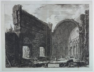 Hadrianus villa nära Tivoli, "Utsikterna över Rom" (1748-1778) av Giovanni Battista Piranesi