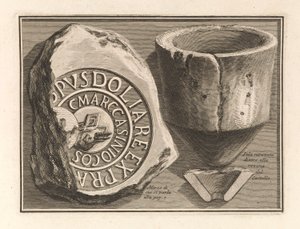 Ruinerna av slottet av Giovanni-Battista Piranesi
