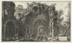 Nymphaeum von Egeria bei Rom von Giovanni-Battista Piranesi