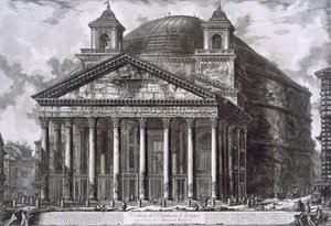 Pantheon of Agrippa, Rom (gravyr)