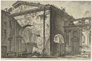 Portikus der Octavia in Rom von Giovanni-Battista Piranesi