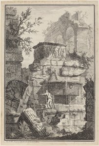 Ruiner av gamla byggnader av Giovanni Battista Piranesi