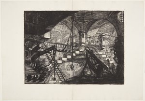 Bågen med en skalprydnad av Giovanni Battista Piranesi
