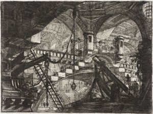 Bågen med ett snäckornament av Giovanni Battista Piranesi