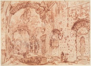 "Canopus" i Villa Adriana i Tivoli av Giovanni Battista Piranesi