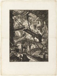 Drawbridge, skylt 7 från Imaginary Prisons av Giovanni-Battista Piranesi