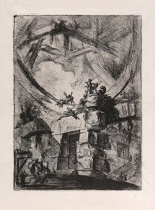 The Giant Wheel, skylt 9 från Carceri d av Giovanni Battista Piranesi