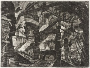 Den gotiska bågen av Giovanni Battista Piranesi