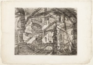 The Gothic Arch, skylt 14 från Imaginary Prisons av Giovanni Battista Piranesi