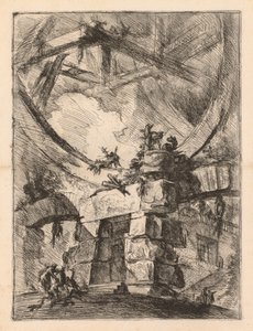 The Prisons: A Prison Door av Giovanni-Battista Piranesi