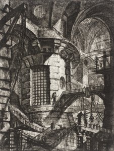Det runda tornet av Giovanni Battista Piranesi