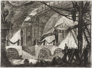 Sågbocken av Giovanni Battista Piranesi