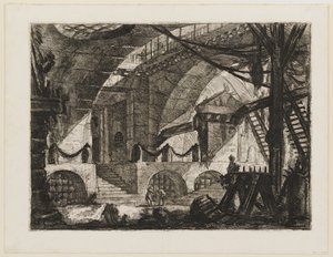 Sågbocken av Giovanni Battista Piranesi