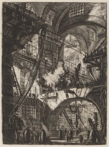 Den rökande elden av Giovanni Battista Piranesi