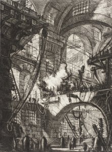 Den rykande elden av Giovanni Battista Piranesi