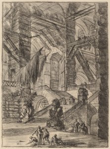 Trappan med troféer av Giovanni Battista Piranesi