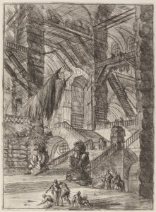 Die Treppe mit Trophäen von Giovanni Battista Piranesi