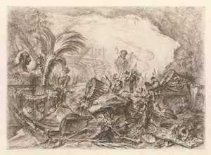 Triumfbågen, från Grotteschi (Grotesques) av Giovanni Battista Piranesi
